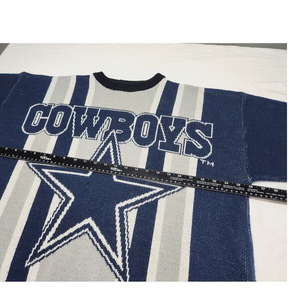 Vintage Dallas Cowboys Pull Over Wool Sweater Men's Large XL or XXL - Picture 9 of 15